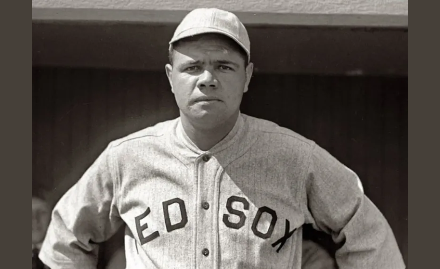 Babe Ruth As A Pitcher For The Red Sox